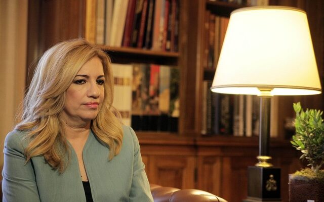 Φ. Γεννηματά: Αδιαπραγμάτευτο ‘ναι’ στο ευρώ. Η ρήξη ισοδυναμεί με καταστροφή για την Ελλάδα