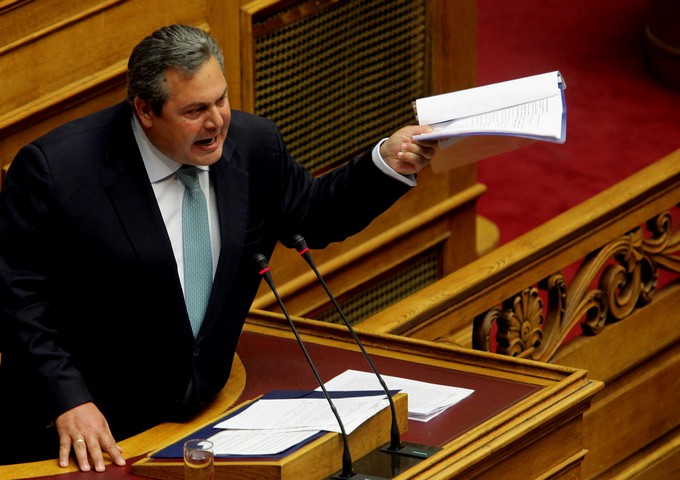Καμμένος: Οι προτάσεις των πιστωτών θα είναι το τέλος της ύπαρξης της Ελλάδας