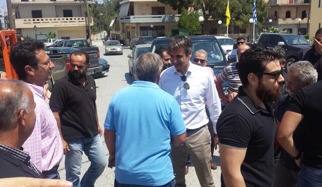 Περιοδεία Μητσοτάκη στην Κρήτη