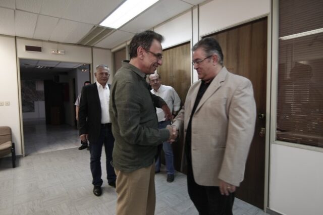 Κουτσούμπας σε Τσακνή: Προβλήματα αντικειμενικής ενημέρωσης και ισότιμης προβολής στην ΕΡΤ