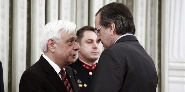 Σαμαράς σε Παυλόπουλο: Σε κίνδυνο η συμπόρευσή μας με την Ευρώπη