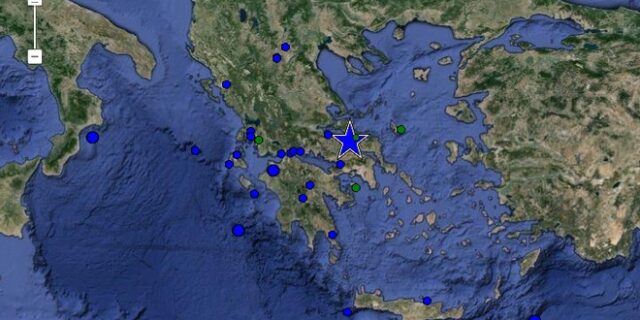 Σεισμός 5,3 Ρίχτερ βόρεια της Χαλκίδας. Αναστατώθηκε η Αττική