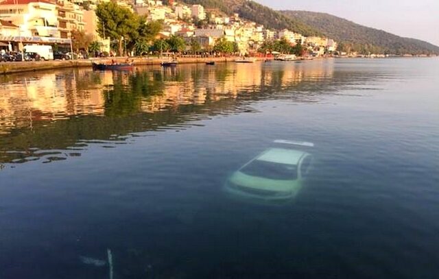 Σώοι ένας 40χρονος και μια 34χρονη που έπεσαν με το ΙΧ τους στη θάλασσα
