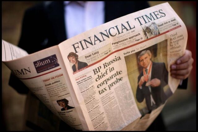 Αλλάζουν χέρια οι Financial Times