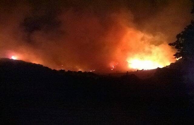 Μεγάλη πυρκαγιά στην Σαμοθράκη