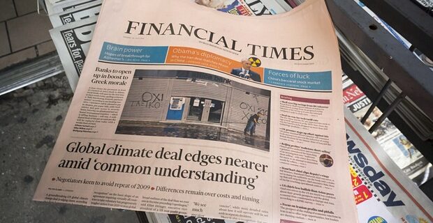Η Pearson ανακοίνωσε την πώληση της εφημερίδας Financial Times στον ιαπωνικό όμιλο Nikkei