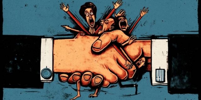 Η αναίρεση των τριών ιδρυτικών αρχών της  ενωμένης Ευρώπης με τον ‘βασανισμό’ της Ελλάδας