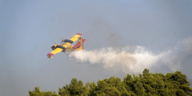 Υπό έλεγχο η φωτιά σε δασικές εκτάσεις στην Κεφαλλονιά