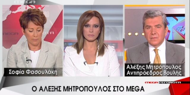 Μητρόπουλος μαινόμενος στο Mega: Με ευτελίσατε. Μέχρι αύριο θα έχω αυτοκτονήσει’