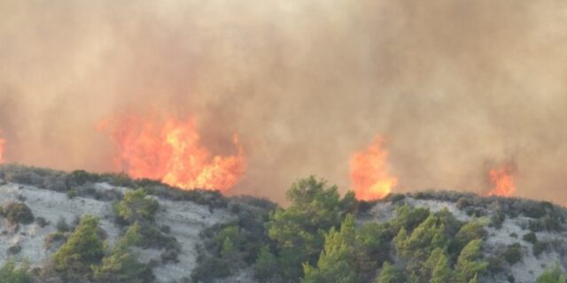 Συνελήφθη 60χρονος για την πυρκαγιά στην Παστίδα της Ρόδου