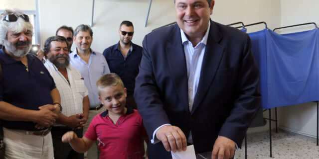 Εκλογές 2015. Καμμένος: Ψήφος εμπιστοσύνης στο αύριο ή ασυλίας στο χθες