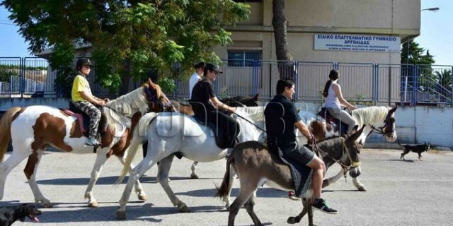 Εκλογές 2015: Έφιπποι σε εκλογικό τμήμα Ναυπλίου