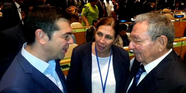 Και με Γκουρία και με Κάστρο ο Τσίπρας
