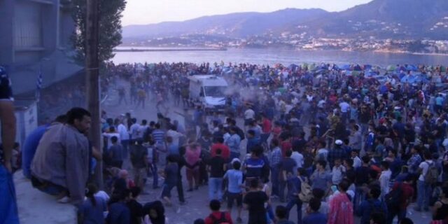 Νέα ένταση στην Λέσβο με πάνω από 1.000 πρόσφυγες