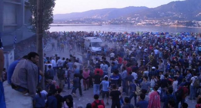 Νέα ένταση στην Λέσβο με πάνω από 1.000 πρόσφυγες