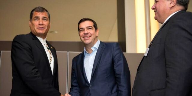 Με Ντίλμα Ρούσεφ και Ραφαέλ Κορέα συναντήθηκε ο Αλέξης Τσίπρας