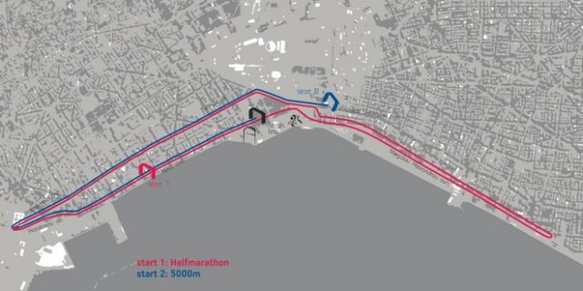 Βελτίωση της διαδρομής του 4ου Διεθνούς Νυχτερινού Ημιμαραθωνίου Θεσσαλονίκης