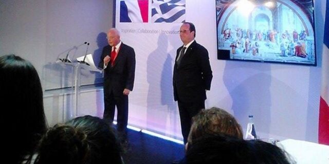 Η ελληνική εταιρία που επέλεξε να επισκεφτεί ο Ολάντ κατά την παραμονή του στην Αθήνα