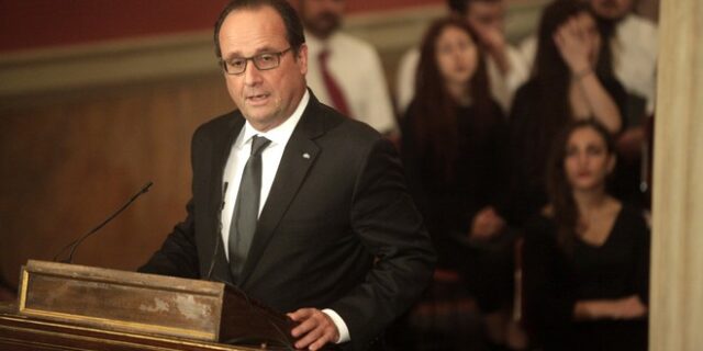 Ο Ολάντ στην Αθήνα