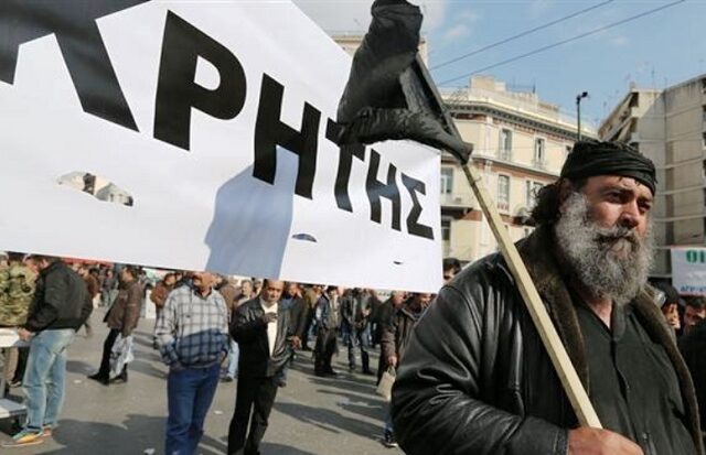 Ξανά στην Αθήνα οι αγρότες της Κρήτης