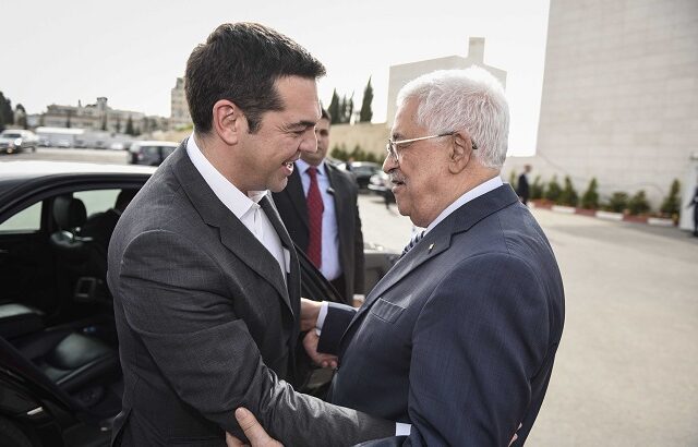 Τσίπρας: “Ναι” στην ίδρυση παλαιστινιακού κράτους στα σύνορα του ’67