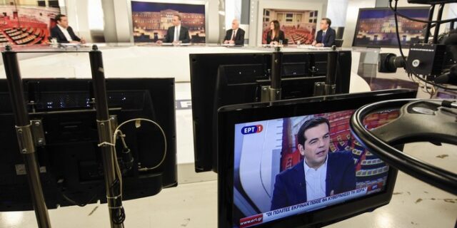 Η συνέντευξη Τσίπρα στην ΕΡΤ πίσω από τις κάμερες