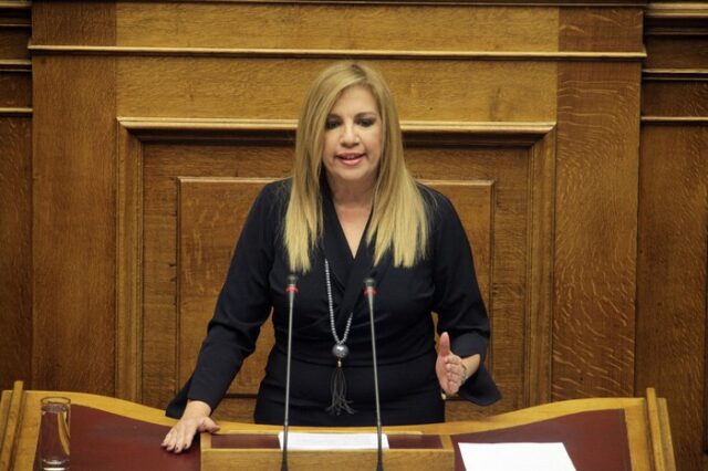 Μόνη λύση η κυβέρνηση συνεργασίας των φιλοευρωπαϊκών δυνάμεων, τονίζει η Φώφη Γεννηματά