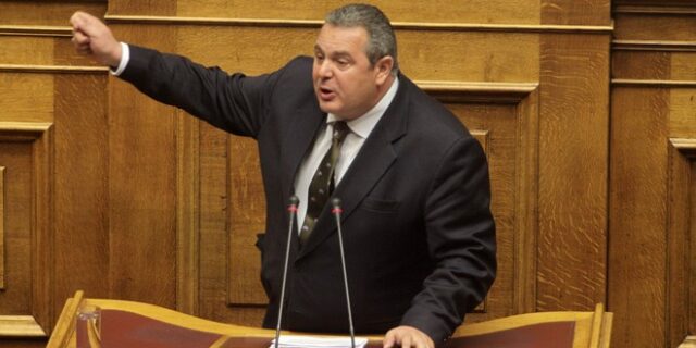 Κόντρα Καμμένου- Βενιζέλου στη Βουλή για χατήρι του Καραμανλή