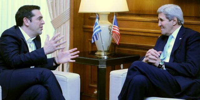 Τσίπρας σε Κέρι: Η Ελλάδα είναι κόμβος σταθερότητας