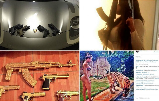 Ναρκωτικά, ματωμένα δολάρια, χρυσά όπλα: Τα ‘παιδιά’ του El Chapo βγάζουν τη ζωή τους στο Instagram
