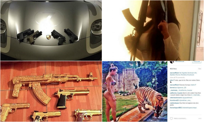 Ναρκωτικά, ματωμένα δολάρια, χρυσά όπλα: Τα ‘παιδιά’ του El Chapo βγάζουν τη ζωή τους στο Instagram