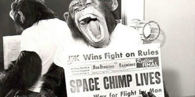 Mία εικόνα 1000 λέξεις: HAM, o 1ος κατακτητής του διαστήματος