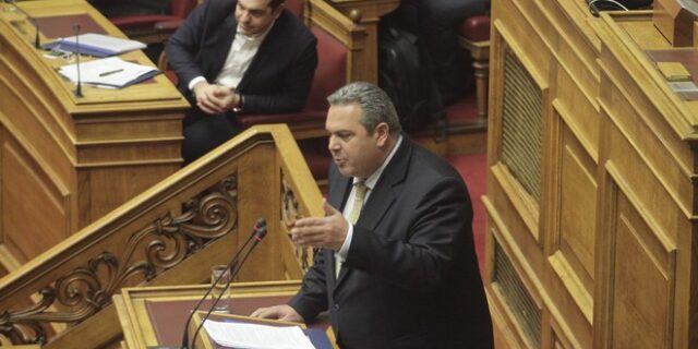 Ειδική εισφορά 1%-1,5% στις τραπεζικές συναλλαγές υπέρ ασφαλιστικού πρότεινε ο Καμμένος