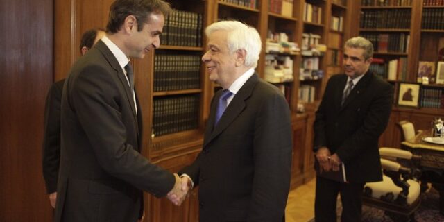 Μητσοτάκης σε Παυλόπουλο: Η ΝΔ θα είναι υπεύθυνη και αξιόπιστη αξιωματική αντιπολίτευση