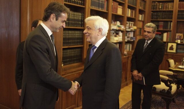Μητσοτάκης σε Παυλόπουλο: Η ΝΔ θα είναι υπεύθυνη και αξιόπιστη αξιωματική αντιπολίτευση