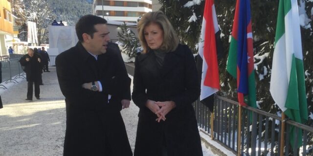 Τετ α τετ Τσίπρα με Arianna Huffington