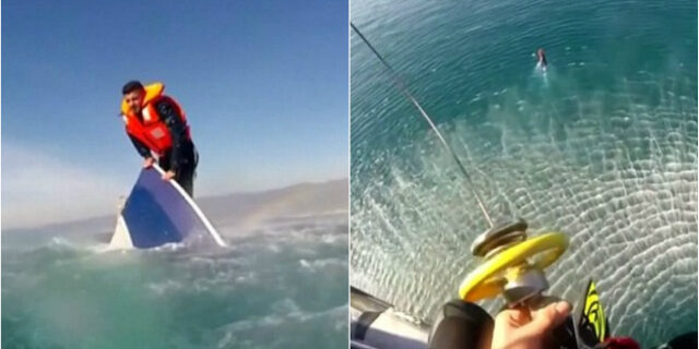 Δραματική διάσωση του μοναδικού επιζώντα ναυαγίου σε GoPro κάμερα