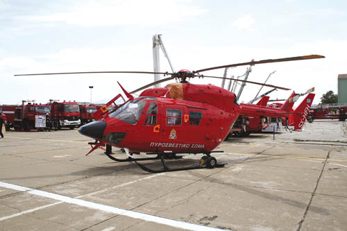 Νέα αεροδιακομιδή ασθενούς από τις Κυκλάδες από ελικόπτερο της Πυροσβεστικής