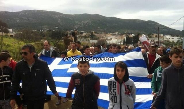 Επεισόδια στο συλλαλητήριο κατά της λειτουργίας hot spot στην Κω