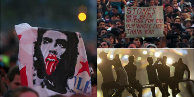 Όταν οι Rolling Stones έπαιξαν τσάμπα στην Κούβα. Τα καρέ του ιστορικού live