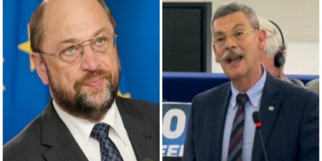 Πρώτη φορά! Ο Σουλτς πέταξε έξω από το Ευρωκοινοβούλιο τον Ελευθέριο Συναδινό της Χρυσής Αυγής