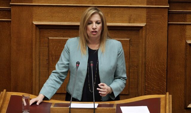 Μύδροι Φώφης σε Τσίπρα – Μητσοτάκη για οικονομία και ασφάλεια