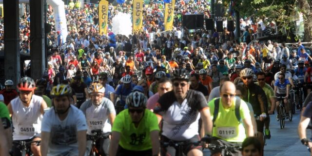 Γιορτή του ποδηλάτου με 15.000 συμμετοχές