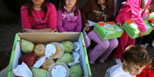Νέο πρόγραμμα για κατανάλωση φρούτων και λαχανικών στα σχολεία