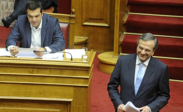 Με νόμο Σαμαρά και ανοχή ΣΥΡΙΖΑ η εξαίρεση των βουλευτών από το ασφαλιστικό