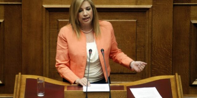 Γεννηματά: Ο Τσίπρας αντί για ζουρνάδες στήνει χορό πλειστηριασμών