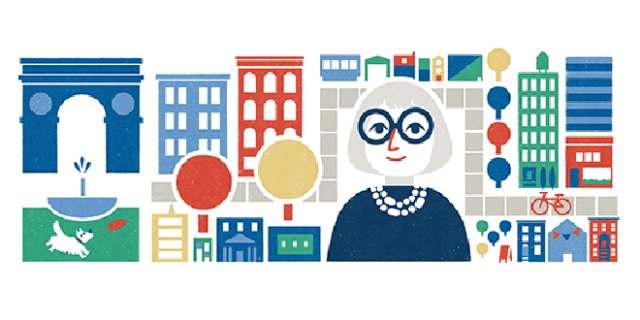 Jane Jacobs: Η επέτειος των 100 χρόνων από τη γέννησή της στο doodle της Google