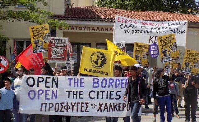 Χίλιοι πρόσφυγες στο Ελληνικό σε απεργία πείνας