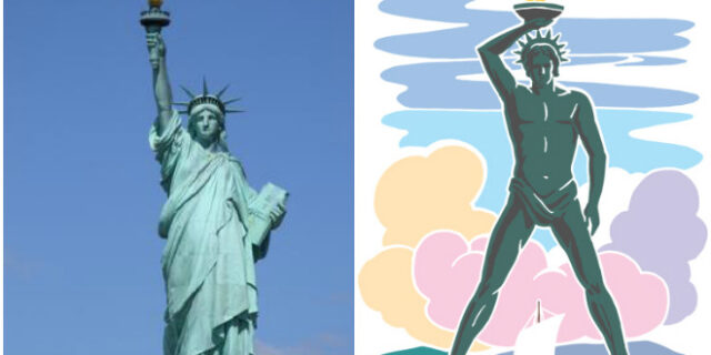Μηχανή του χρόνου: Τι σχέση έχει το άγαλμα της Ελευθερίας με τον Κολοσσό της Ρόδου