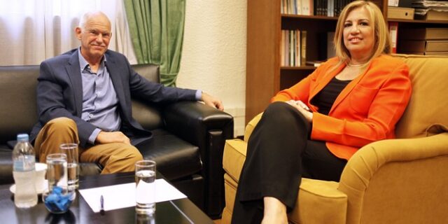 Συνάντηση Γεννηματά- Παπανδρέου